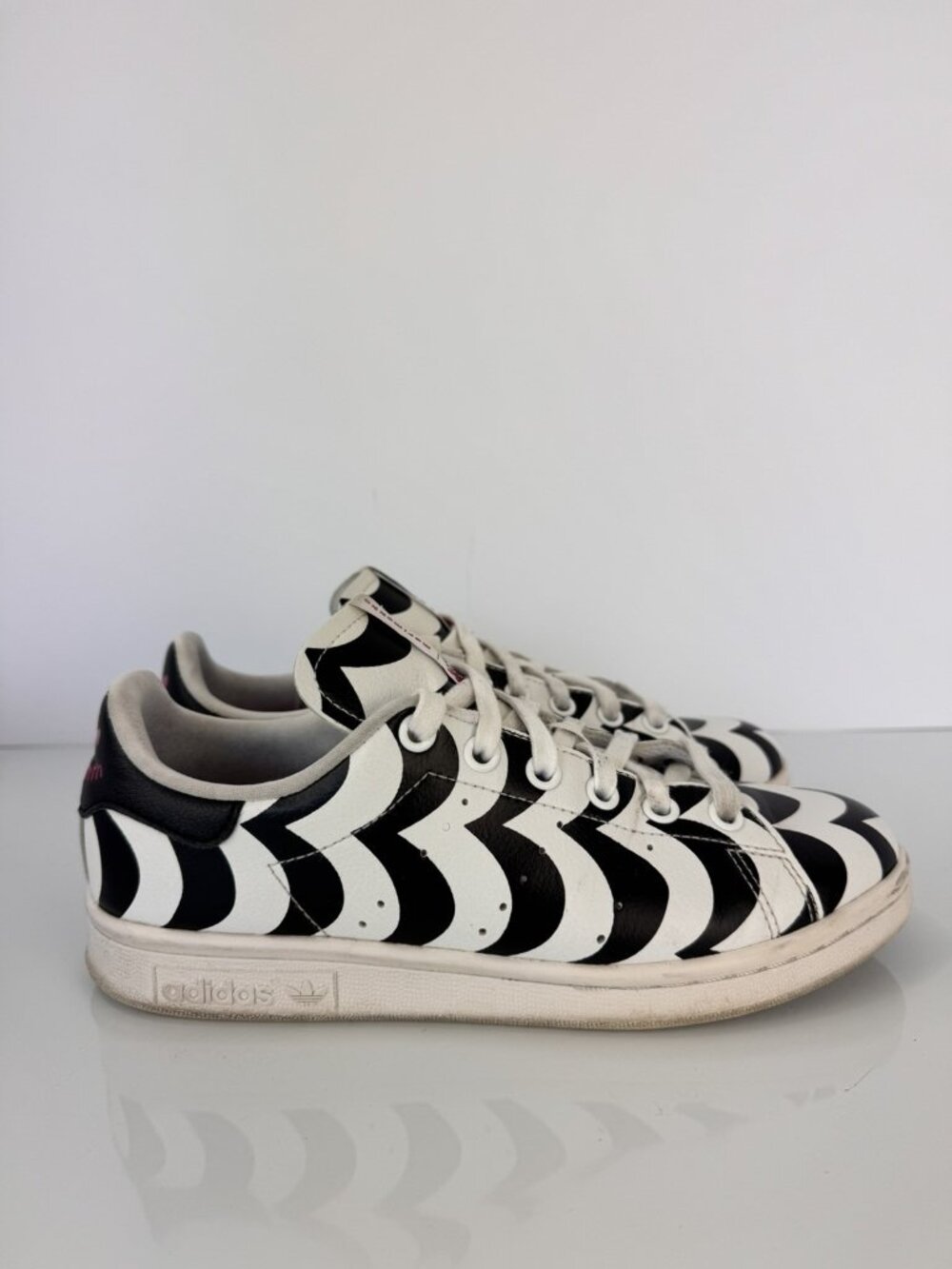 Adidas Marimekko x Stan Smith Womens Shoes Size 5.5 Black White H05757